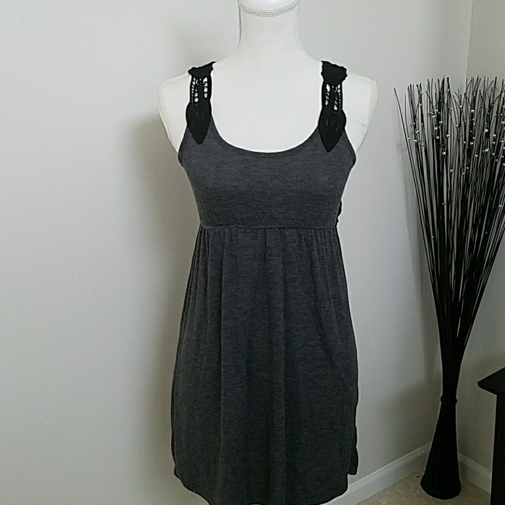 Crochet back dress